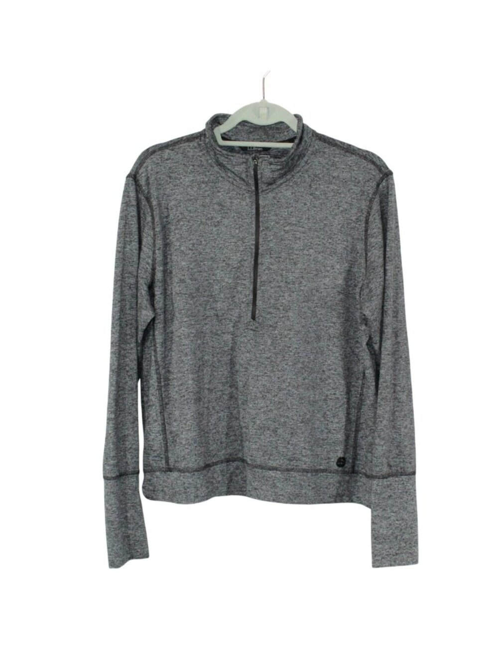 LL Bean Women's VentureSoft Sweatshirt 1/4 Zip Athletic Top Sporty Activewear L